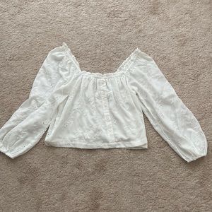 off the shoulder blouse